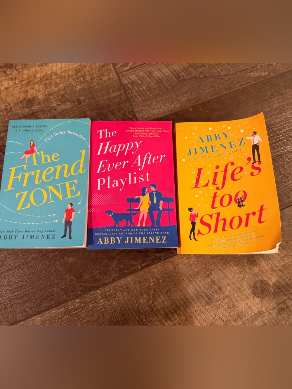 Lot of 3 Abby Jimenez Paperback Book Set  The Friend Zone Series